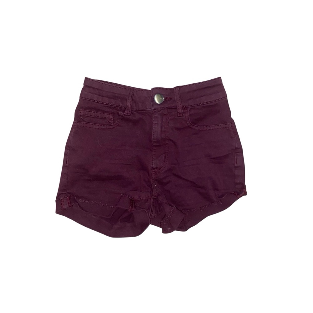 American Eagle Outfitters High Waist Maroon Shorts